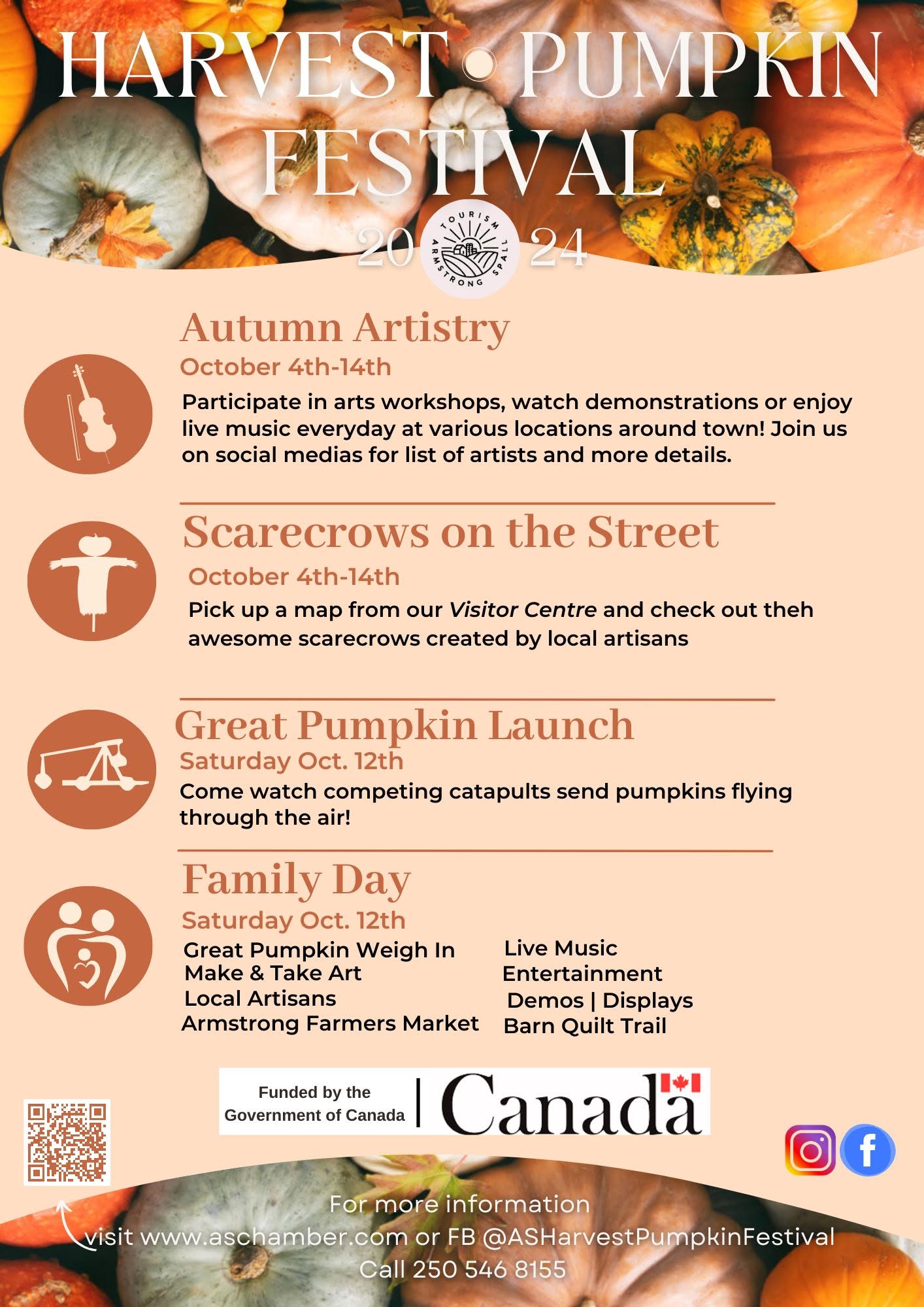 Harvest Pumpkin Festival 2024 overview poster