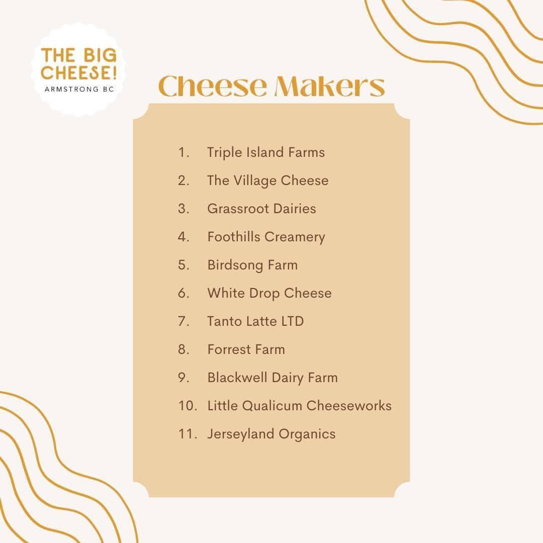 The Big Cheese 2024 cheese makers
