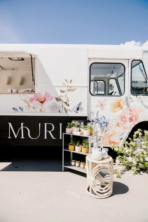 Muri is a mobile flower truck around the Okanagan